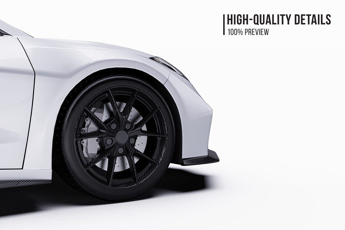 2026 Hyper Performance Coupe Set, an Advertising Mockup by Halal Graphic Studio (Photo 4 of 12)