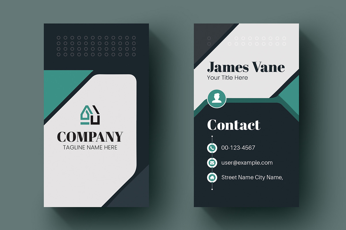 Business Card Layout, a Business Card Template by ContestDesign (Photo 2 of 3)