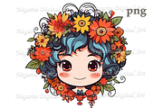 Watercolor Cute Kids Wreath Clipart, an Object Graphic by Negarin Digital Art (Thumbnail 2 of 11)