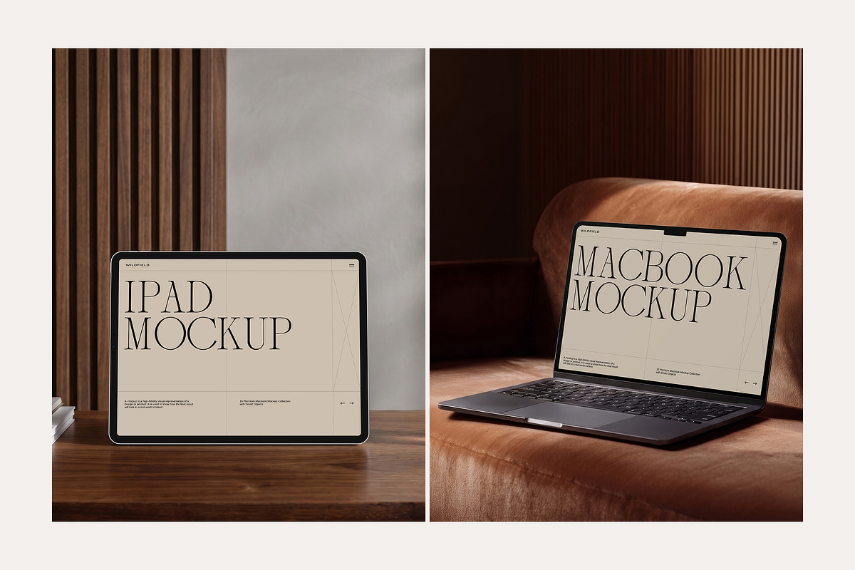Device Mockups: MacBook iPhone iPad, a Mac Mockup by Wildfield Studio (Photo 11 of 15)