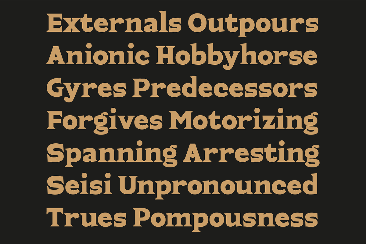 Asong Display Serif Font, a Serif Font by PeanutButter Type (Photo 5 of 5)