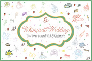 Handdrawn Whimsical Wedding Doodles, a Decorative Illustration by Amalia Calligraphy (Thumbnail 1 of 7)