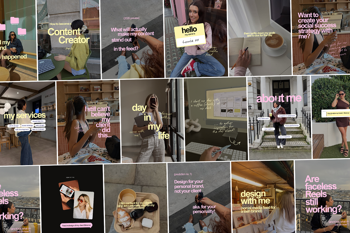 Aesthetic IG Carousel Templates, a Social Media Template by My Social Boutique (Photo 1 of 5)