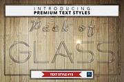 Glass #1 - 16 Text Styles, a Layer Style Add-On by Jonas Stensgaard (Thumbnail 16 of 19)