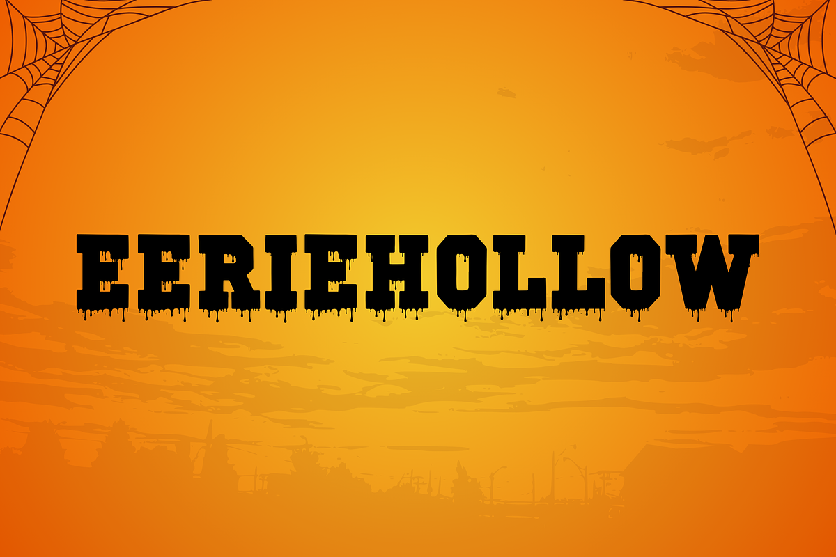 Blockton Halloween, a Slab Serif Font by Dm Studio (Photo 8 of 10)
