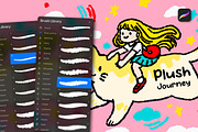 Plush Journey Procreate Brush Set, a Brush Add-On by itefan Studio (Thumbnail 2 of 2)