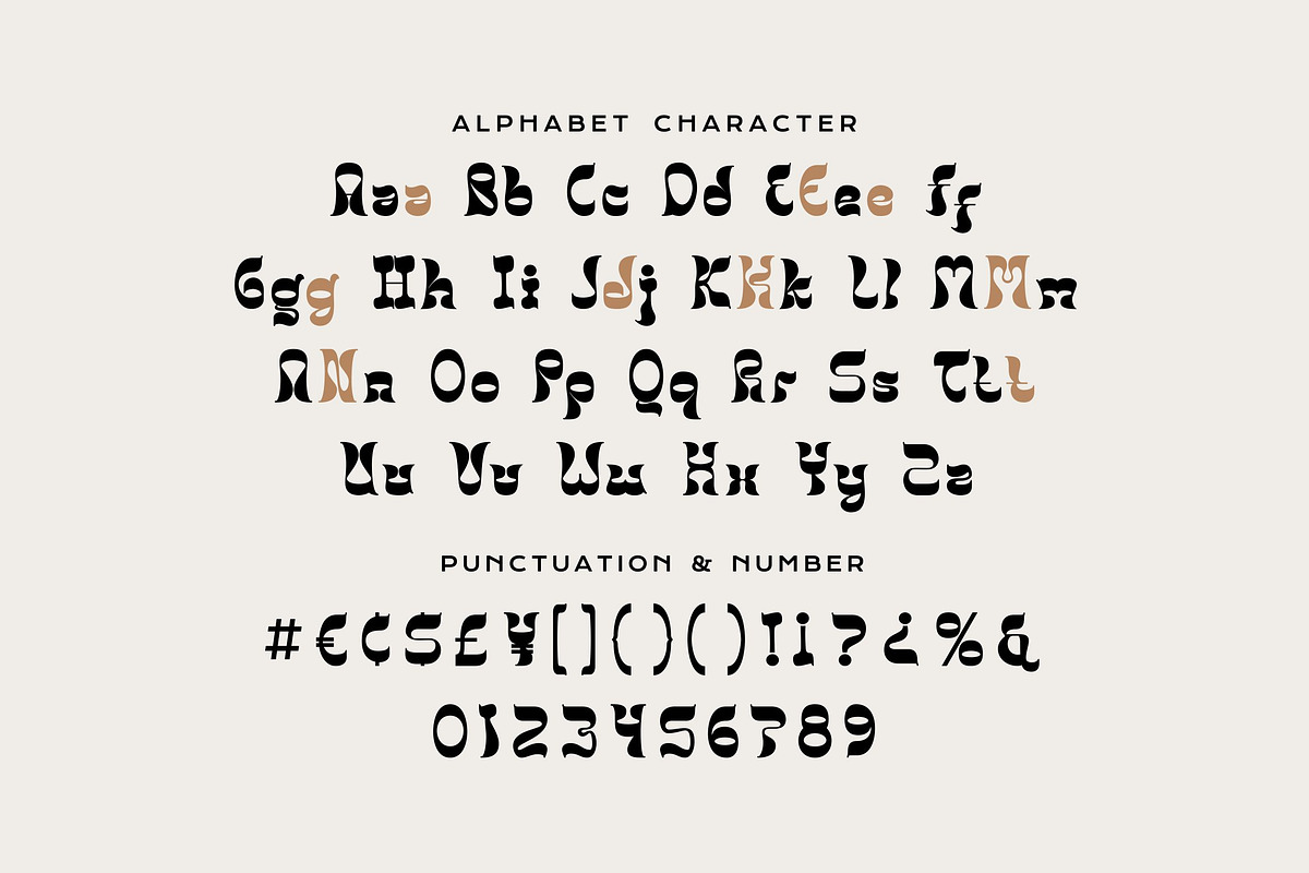 Tandsok - Experimental Display Font, a Serif Font by Imoodev (Photo 5 of 5)