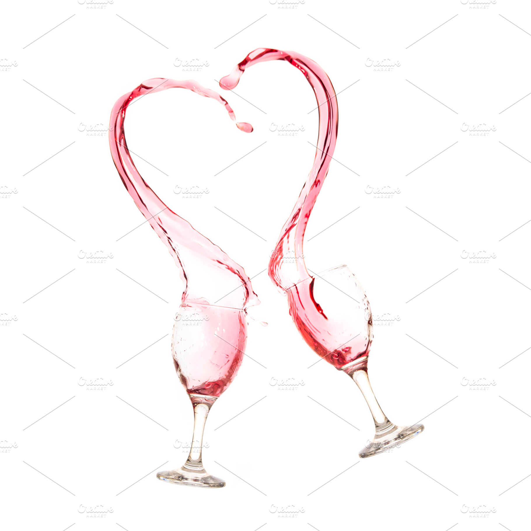 Cup of red wine valentine heart, a Food & Drink Photo by Carlos Die Banyuls