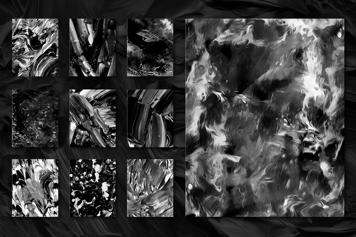 Flow Bundle—300 fluid paint textures, a Texture Graphic by Chroma Supply (Photo 8 of 34)