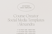 Alexandra | Canva Template Bundle, a Social Media Template by With Faith & Love (Thumbnail 2 of 13)