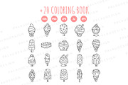 Pastel Ice Cream Clipart, a Food Illustration by Palau (Thumbnail 9 of 10)