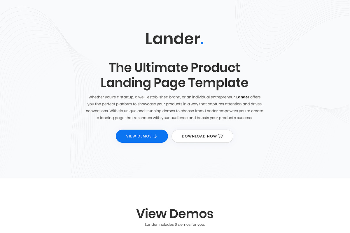 Lander - Landing Page UI Kit Figma, an UI Kit Template by TemplatesJungle (Photo 2 of 6)