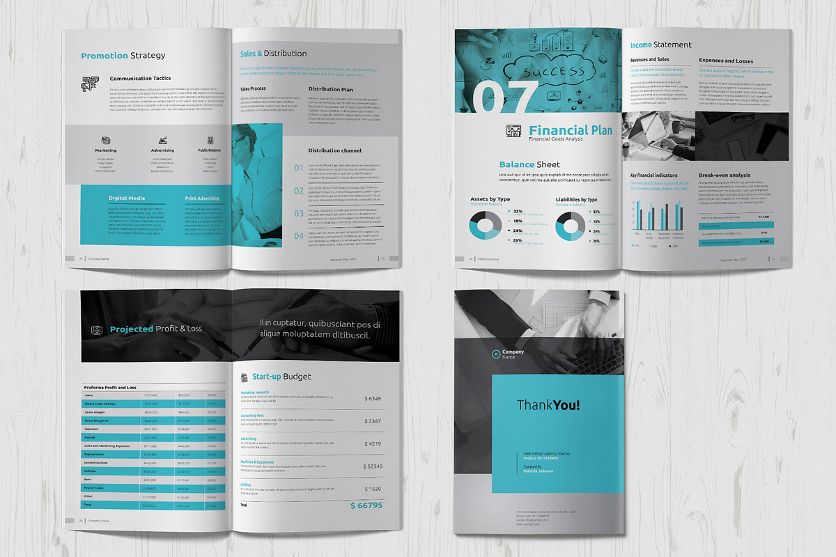 Canva Business Plan, a Marketing Template by Sabin (Photo 6 of 7)