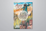 Watercolor Summer Cornfield Flyer, a Flyer Template by ashenterprise (Thumbnail 1 of 6)
