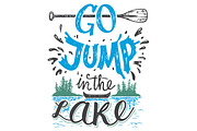 7 Lake Hand Lettering Signs, a Decorative Illustration by Paul Lesser (Thumbnail 6 of 8)