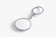White Round Keychain 3D Model, an Object 3D Model by rebrandy (Thumbnail 2 of 9)