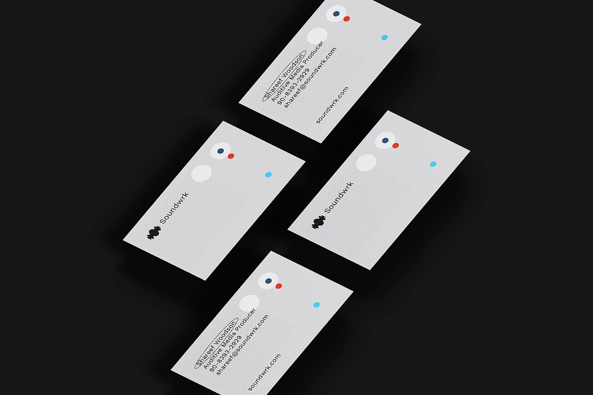 Business cards template: Soundwrk, a Business Card Template by Srg® (Photo 2 of 4)