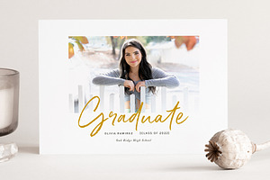 Canva Senior Graduation Photo Card, a Card Template by By Stephanie Design