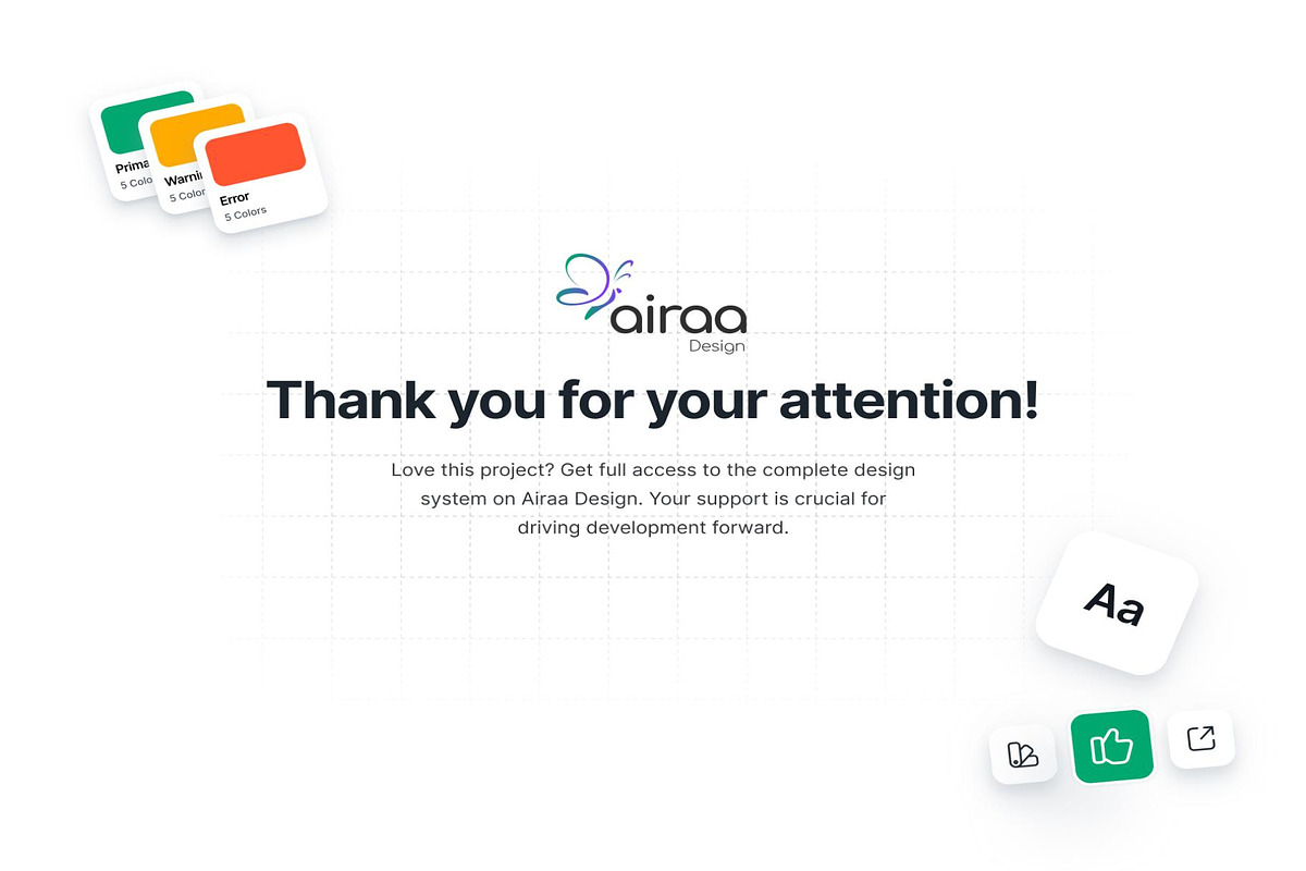 Airaa Design System: Ultimate UI Kit, an UI Kit Template by Lumina_ui_ux202 (Photo 6 of 6)