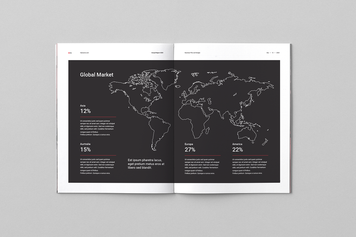 Annual Reports, a Brochure Template by BOXKAYU (Photo 10 of 17)