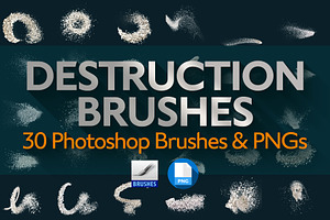 Destruction PS Brushes and PNGs