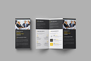 Minimalistic Tri-fold Brochure, a Brochure Template by TheFeture (Thumbnail 4 of 9)