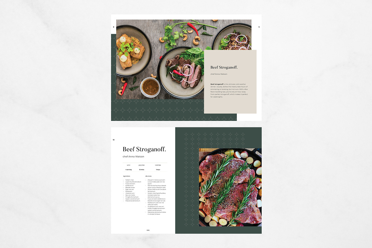 Raw Cookbook, a Brochure Template by Loc Tropis (Photo 5 of 8)