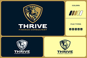 Majestic Lion with Gold Crown Logo, a Branding & Logo Template by Suhandi (Thumbnail 1 of 4)