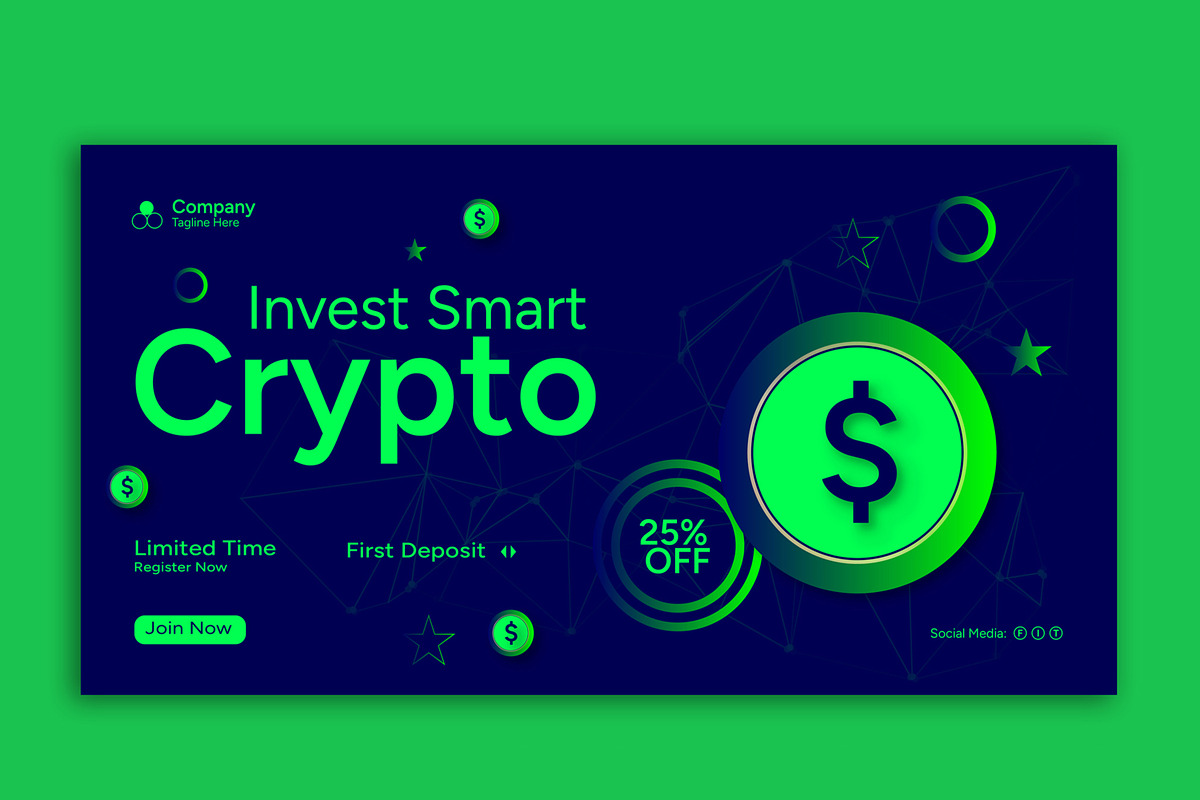 Cryptocurrency Web Banner, an UI Kit Template by CreativeShaper (Photo 2 of 4)