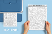 Under the sea coloring games, an Education Illustration by Lexi Claus (Thumbnail 14 of 16)