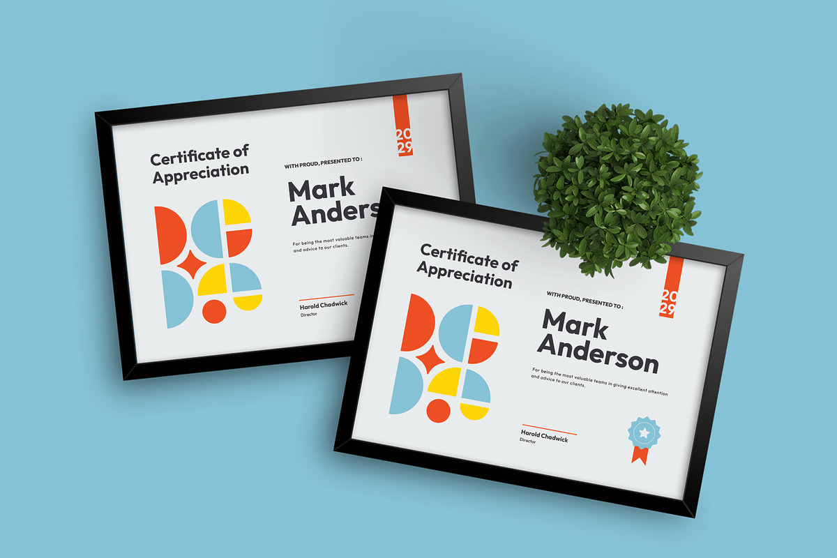 Appreciation - Certificate, a Brochure Template by Izdihaar_Studio (Photo 3 of 3)