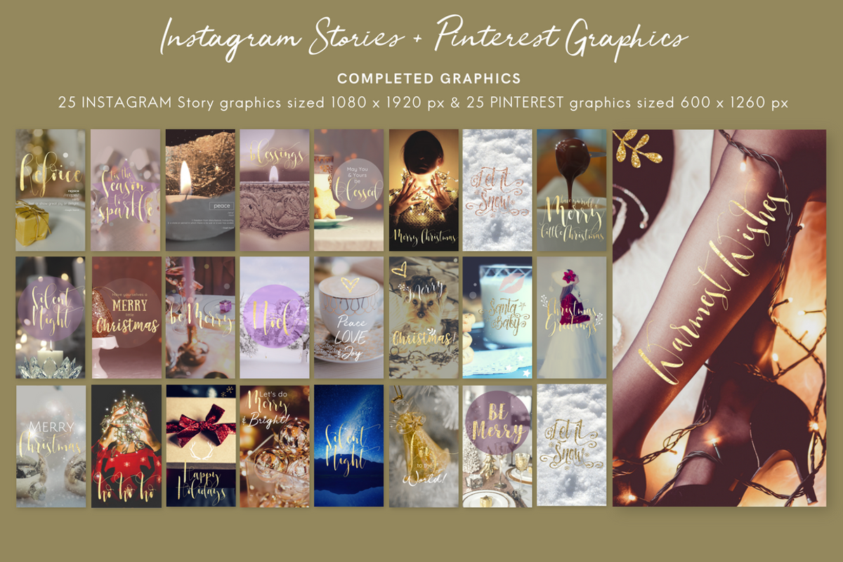 HUGE SPARKLY CHRISTMAS MEDIA SET, a Background Graphic by Illumineer Media & Design (Photo 9 of 14)
