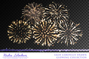 VECTOR GLOWING COLLECTION / BRUSHES, a Background Graphic by Nadin_Lebedeva (Thumbnail 5 of 11)