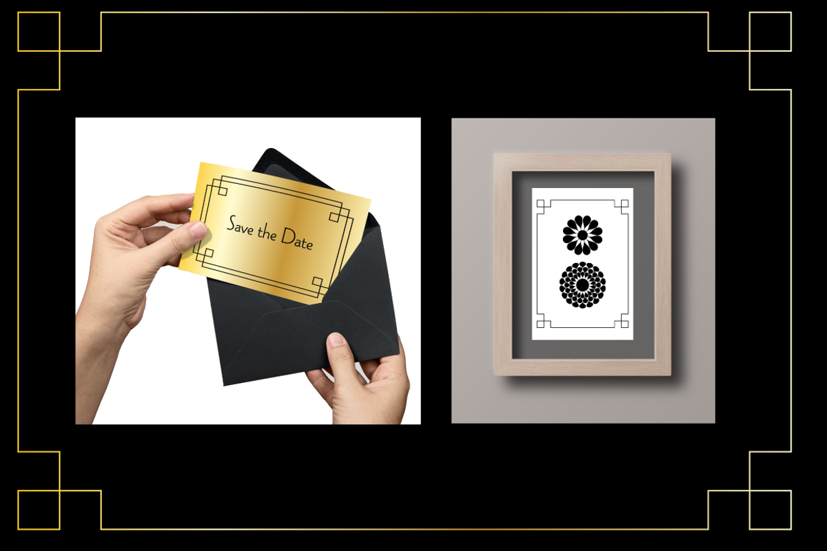 5 x 7 Metallic Fretwork Frames preview 3