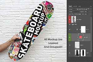 Skateboard Mockup 43