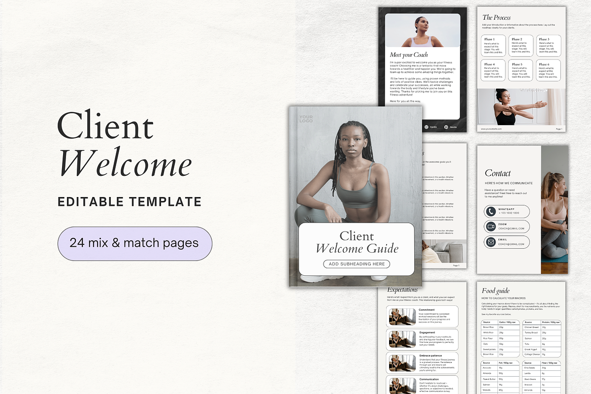 Fitness Wellness Marketing Pack, a Marketing Template by Motion Studio (Photo 7 of 10)