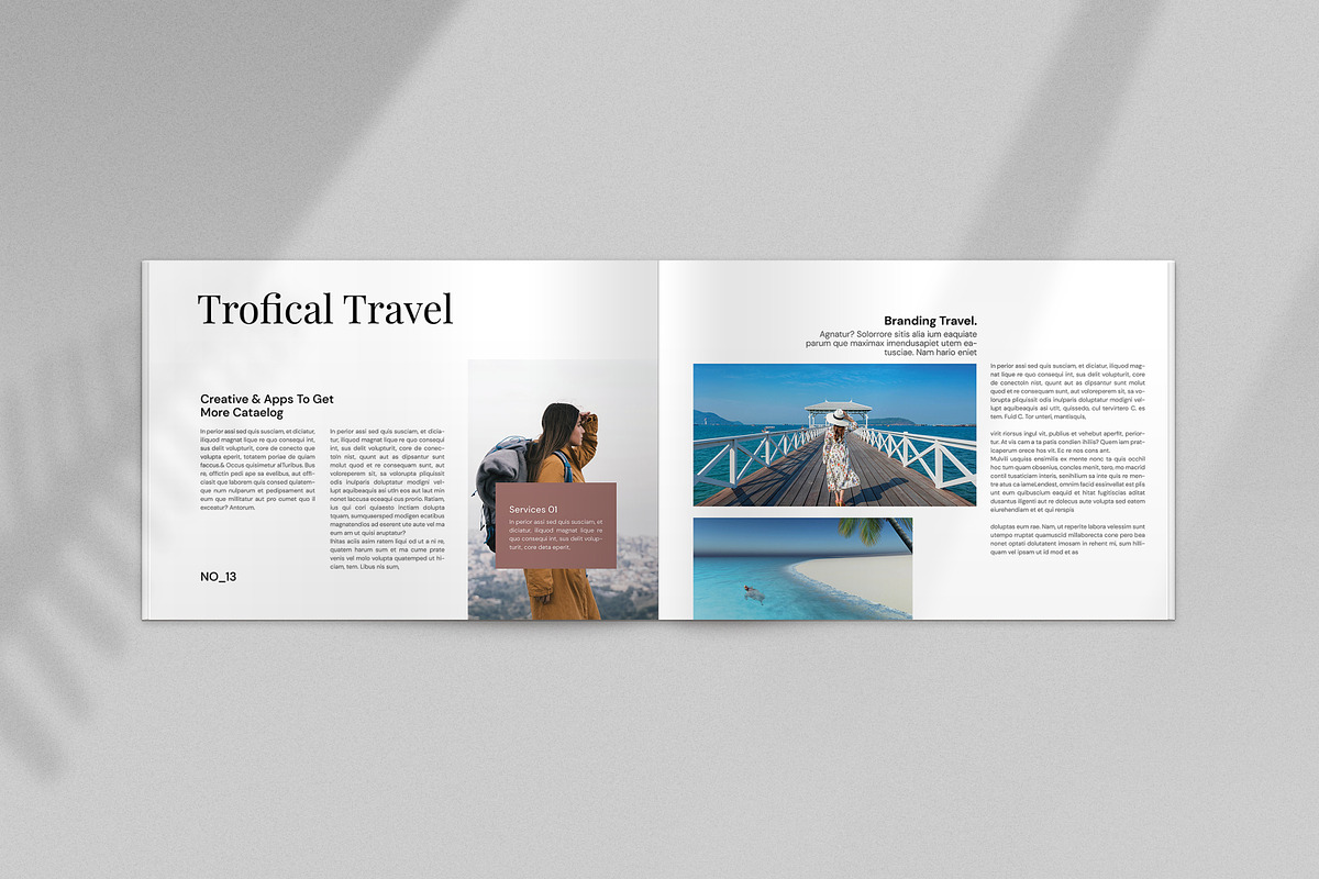 Beach Brochure Template, a Brochure Template by Creatiya Type (Photo 4 of 7)