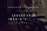 American Traditional + Free Flash!, a Serif Font by Midnight Grim (Thumbnail 3 of 8)