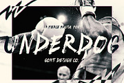 UNDERDOG - A FIERCE BRUSH FONT, a Font by GOAT Design Co. (Thumbnail 1 of 4)