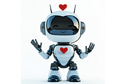 Prompt Robo Love Clipart, a Decorative Illustration by Creative design (Thumbnail 5 of 7)