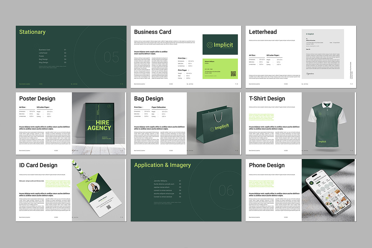 Implicit | Brand Guideline Template preview 4