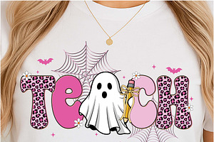 Spooky Teacher Halloween Png SVG, an Object Graphic by EllaMaiyaali