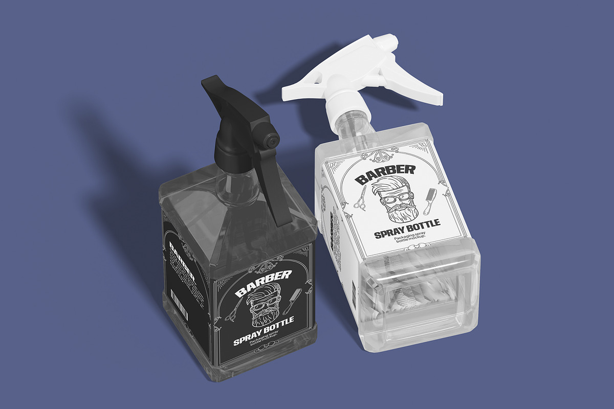 Spray Bottle Mockup, a Packaging Mockup by Unerispace (Photo 4 of 4)