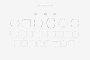 Royal Wedding Monograms font family, a Script Font by kaer_shop (Thumbnail 10 of 10)
