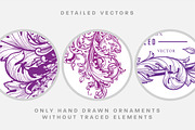 600+ Vintage Frames and Emblems, a Decorative Illustration by Anna Ozerina (Thumbnail 8 of 11)