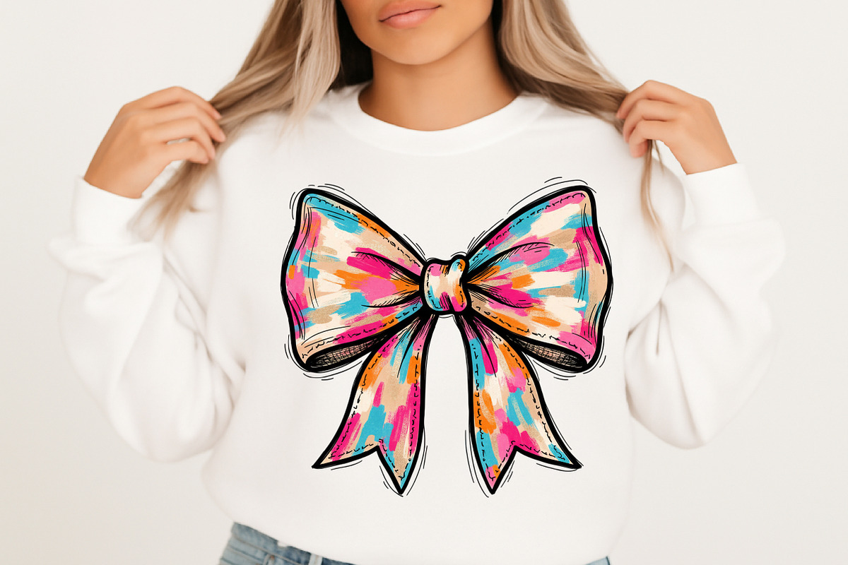 Colorful Decorative Bow PNG, an Illustration by Libby Wishes (Photo 2 of 8)