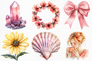Watercolor Pastel Whispers Clipart, an Illustration by Craft Nest (Thumbnail 6 of 6)