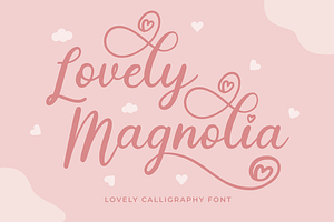 Lovely Magnolia | Cute Handwriting