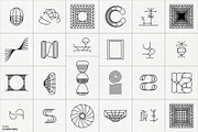 Monozen 3 - 130 abstract icons, an Object Graphic by kloroform (Thumbnail 2 of 11)