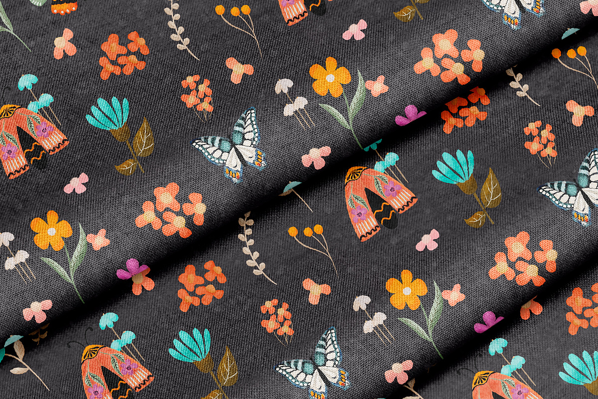 The Flower Market Collection, a Pattern Graphic by Bridgett Stahlman Design (Photo 8 of 10)